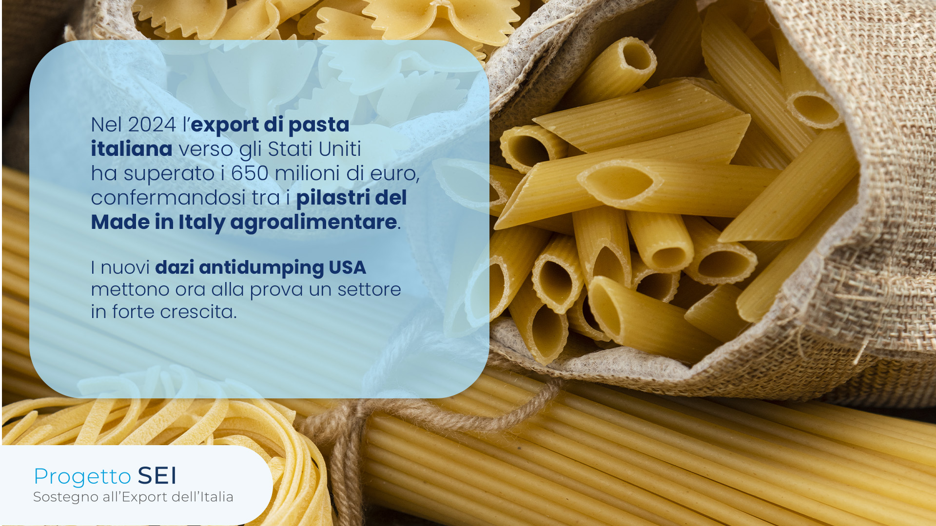 Alt text=Pasta italiana e dazi USA: il Made in Italy agroalimentare sotto i riflettori della diplomazia italiana.